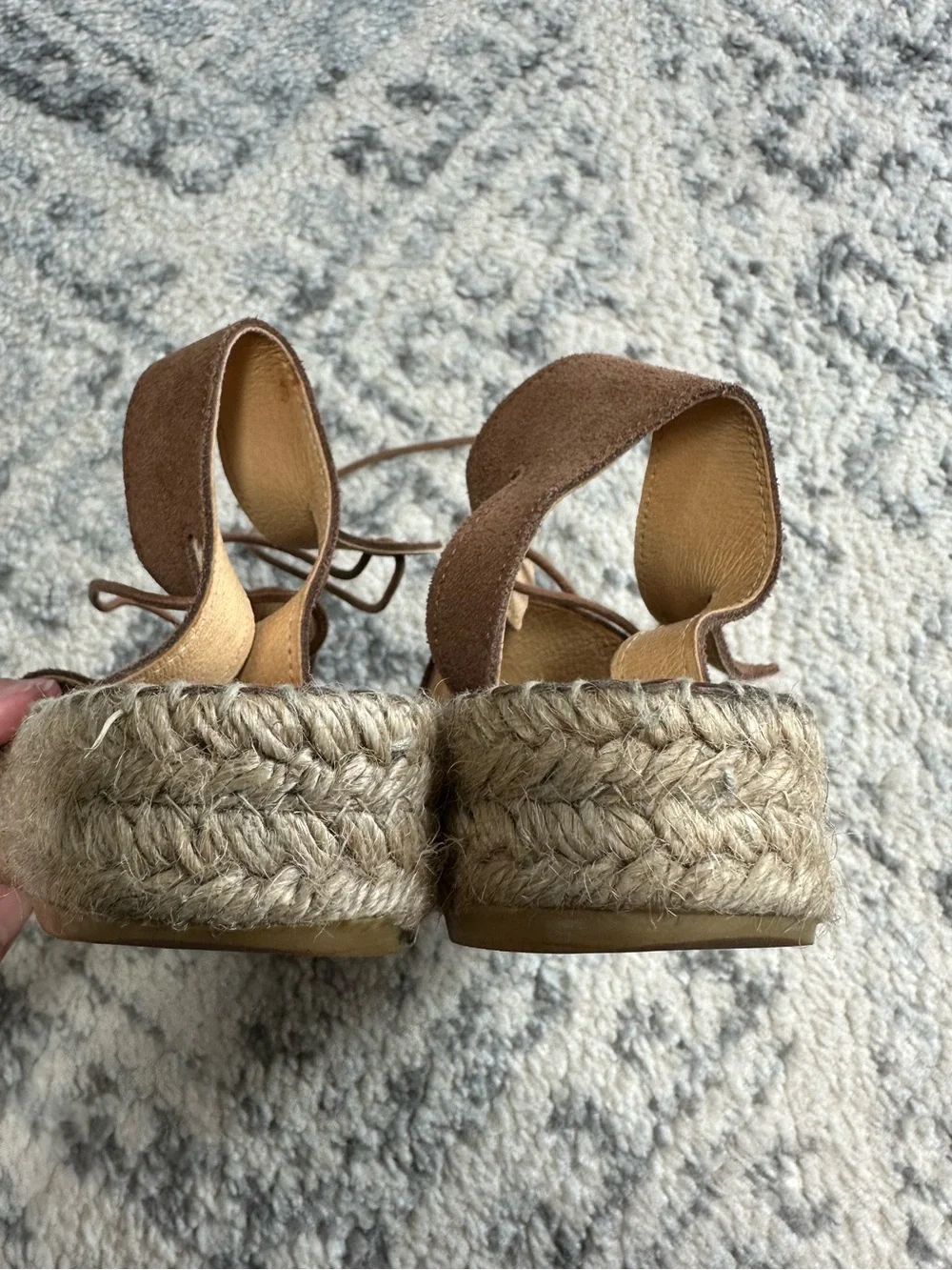 Andre Assous Sabina Suede Espadrille, Size 36